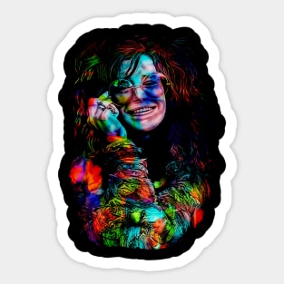 Janis Joplin Pop Art Sticker